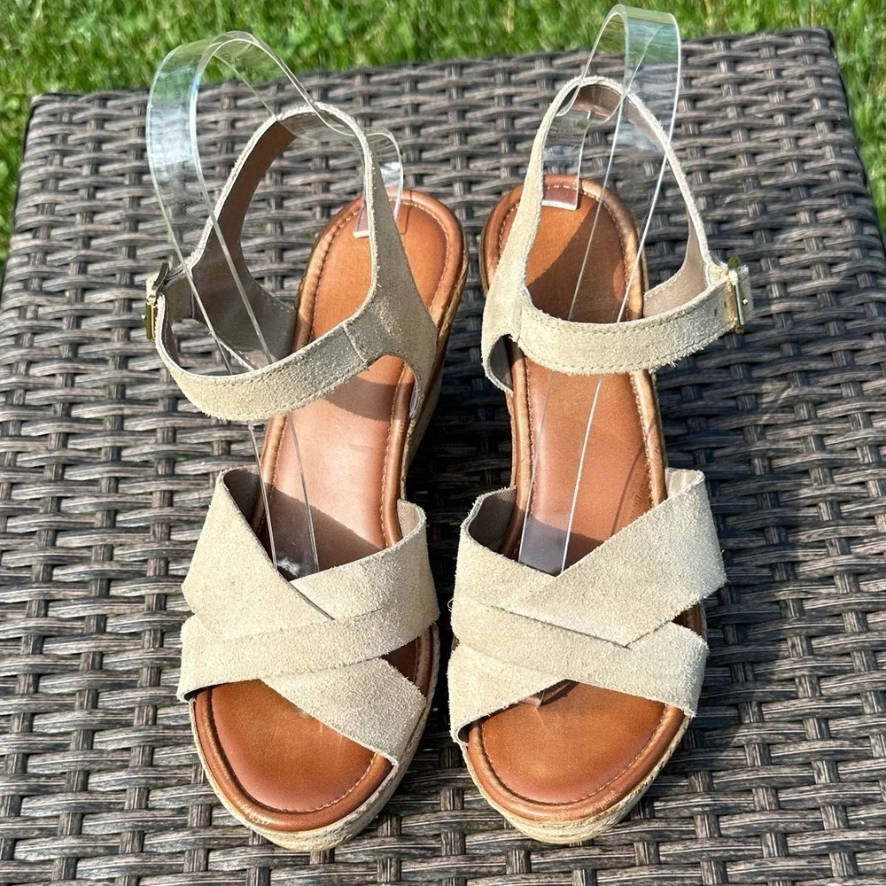 Coach Wedge Heels with Buckle Closure